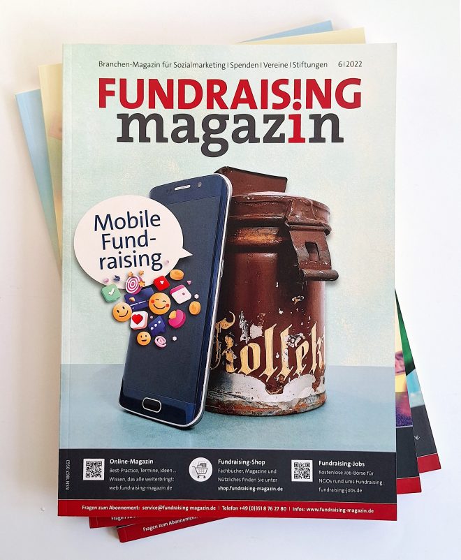 Fundraising-Magazin Thema Mobile Fundraising